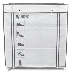 Materiałowa szafka na buty z 25 przegródkami Compactor Shoes