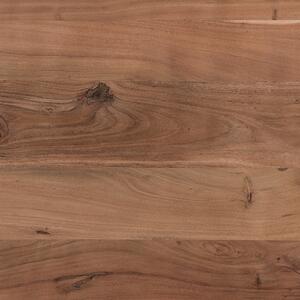 Stół do jadalni jasne drewno rustykalny naturalny metalowe nogi 200 x 102 Brooke Beliani