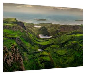 Obraz - Quiraing, Szkocja (70x50 cm)