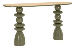 Zielona metalowa konsola 45x150 cm Metal Console – Mauro Ferretti