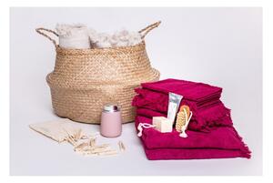 Zestaw 4 bordowych ręczników ze 100% bawełny Bonami Selection, 50x90+70x140 cm