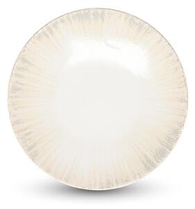 Jasnoszary porcelanowy talerz ø 25 cm Nuance – BonBistro