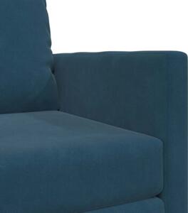 Sofa bed niebieski 74 x 77 x 81 cm aksamit