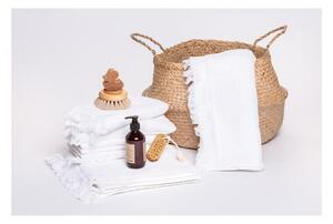 Zestaw 4 białych ręczników ze 100% bawełny Bonami Selection, 50x90+70x140 cm