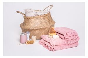 Zestaw 8 różowych ręczników ze 100% bawełny Bonami Selection