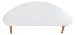 Biały stolik Bonami Essentials Skandinavian, dł. 84,5 cm