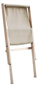 Fotel rozkładany Karup Design Boogie Raw/Linen Beige