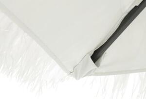 Parasol ogrodowy na stalowym słupku, biały, 268x268x226 cm