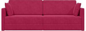 Sofa podÅogowa z funkcjÄ spania czerwone wino 213 x 76 x 77 cm