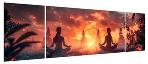 Obraz - Joga w przyrodzie (170x50 cm)
