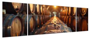 Obraz - Piwniczka na wino (170x50 cm)