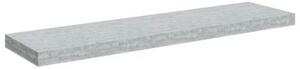 Półki ścienne, 2 szt., szarość betonu, 90x23,5x3,8 cm, mdf