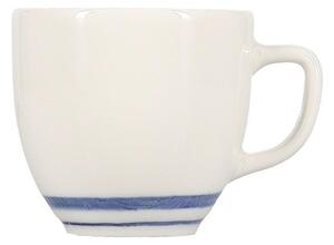 Biała/niebieska porcelanowa filiżanka do cappuccino 200 ml Azul – BonBistro