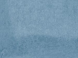 Prześcieradło frotte jasno niebieskie 90x200 cm Waga (gęstość włókien): Lux (190 g/m2)