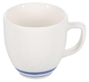 Biała/niebieska porcelanowa filiżanka do cappuccino 200 ml Azul – BonBistro