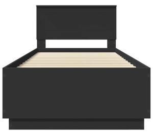 Nowoczesny stelaż do łóżka z regulowanym zagłówkiem i portem USB