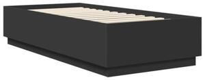 Nowoczesny stelaż do łóżka z regulowanym zagłówkiem i portem USB