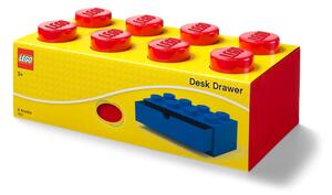 Czerwony pojemnik z szufladką LEGO®, 31x16 cm