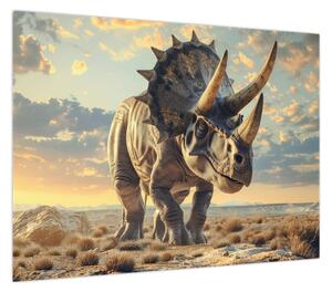 Obraz - Triceratops (70x50 cm)