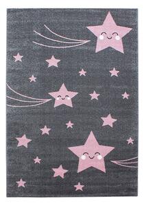 Różowo-szary dywan dziecięcy 120x170 cm Kids – Ayyildiz Carpets