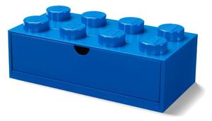 Niebieski pojemnik z szufladką LEGO®, 31x16 cm