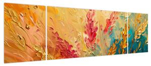 Obraz - Malowanie pola (170x50 cm)