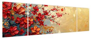 Obraz - Kwitnące drzewo (170x50 cm)