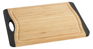 Antypoślizgowa deska do krojenia z drewna bambusowego Wenko, 33x23 cm