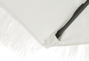 Parasol ogrodowy na stalowym słupku, biały, 269x269x235 cm