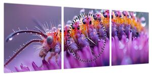 Obraz - Caterpillar (z zegarem) (90x30 cm)