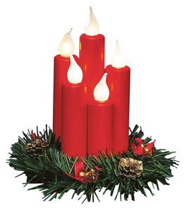 Czerwona dekoracja świetlna ze świątecznym motywem Hanna – Markslöjd