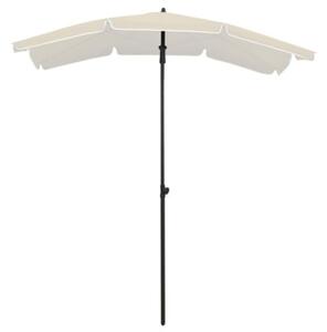 Parasol ogrodowy na słupku, 200x130 cm, piaskowy