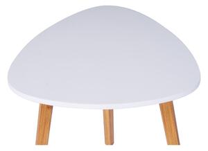 Biały stolik Bonami Essentials Viby, 40 x 40 cm