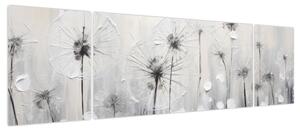 Obraz - Mlecze, malarstwo (170x50 cm)