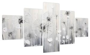 Obraz - Mlecze, malarstwo (125x70 cm)