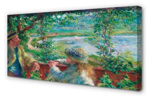 Obraz na płótnie Nad wodą - Pierre Auguste Renoir