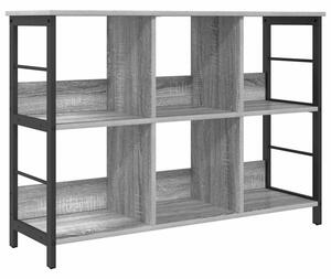 Półka na książki szary sonoma 102 x 32 x 72,5 cm