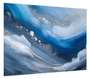 Obraz - Abstrakcja oceanu (70x50 cm)