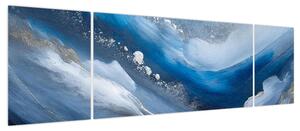 Obraz - Abstrakcja oceanu (170x50 cm)