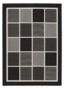 Czarno-szary dywan odpowiedni na zewnątrz Universal Nicol Square, 160x230 cm