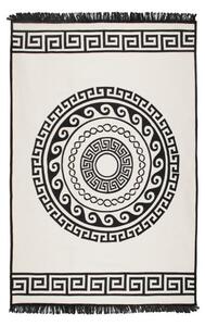 Black Friday - Beżowo-czarny dywan dwustronny Mandala, 120x180 cm