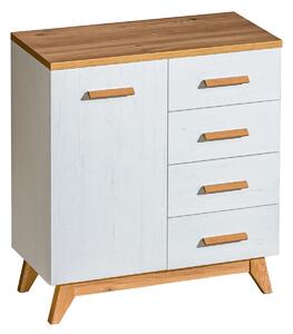 Komoda do salonu 80 cm Sven SV8 Dąb Nash/Sosna Andersen