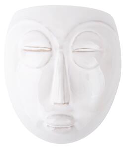 Biała doniczka ścienna PT LIVING Mask, 16,5x17,5 cm