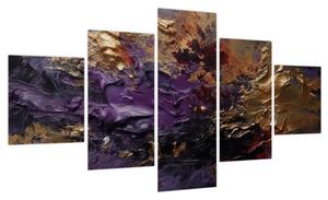 Obraz - Teksturowana abstrakcja (125x70 cm)