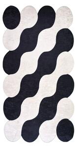 Czarno–biały dywan Vitaus Farsiko, 80x150 cm