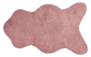 Różowa sztuczna skóra Tiseco Home Studio Rabbit, 60x90 cm