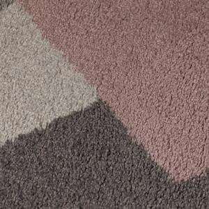 Różowo-szary dywan Flair Rugs Zula, 120x170 cm