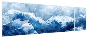 Obraz - Ilustracja przedstawiająca morze (170x50 cm)