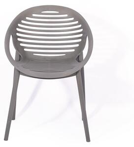 Szare krzesło ogrodowe Bonami Essentials Joanna