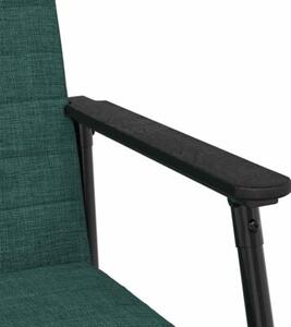 Nowoczesny fotel aksamitny w ciemnej zieleni z ergonomicznym wsparciem